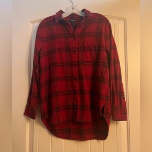 Madewell plaid button down